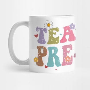 Team Pre-k Groovy Back to School Gifts Teacher Student Mug